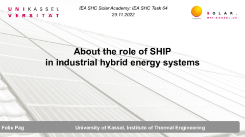 Felix Pag_About the Role of SHIP in Industrial Hybrid Energy Systems